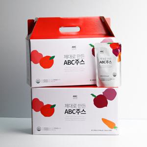 [김재식헬스푸드] 제대로 만든 착즙 ABC주스 100ml x 30팩 (총2박스)