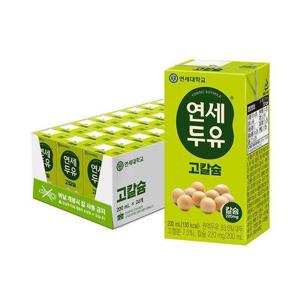[연세대학교 연세우유]연세우유 고칼슘 두유 200ml  24팩
