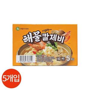이가자연면 시원한 해물 칼제비 155.5g x 5개