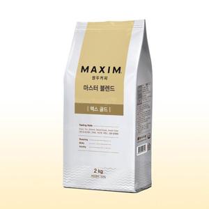 [동서식품]맥심 원두커피 마스터 블렌드 맥스골드 2kg (홀빈) (33044232)