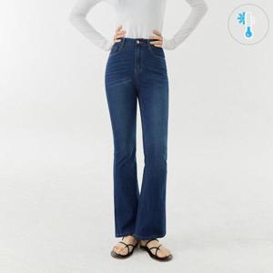 [진마니아][진마니아] 여자 여름 쿨터치 초경량 부츠컷 데님 팬츠 (진청)