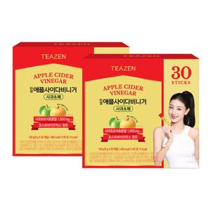 티젠 애플 사이다 비니거 사과&배 30스틱X2박스
