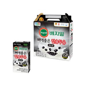 [정식품]베지밀 뼈에좋은 칼슘 두유 검은콩 190ml x 16팩