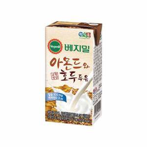 [베지밀]아몬드와 호두 두유 190mlx24팩