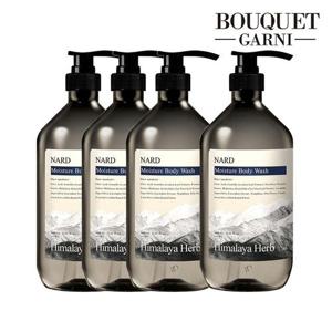 [부케가르니(연천)]히말라야 허브 나드 모이스처 바디워시 시그니처향 1000ml x4개