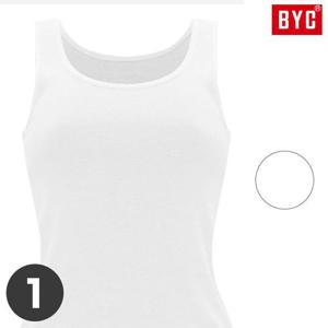 [BYC]BYC 땀냄새제거 여성런닝 향균소취 민소매 나시 흰색