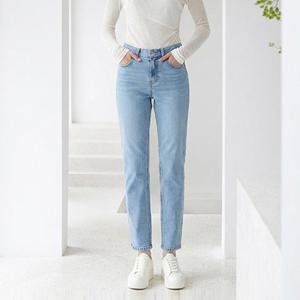 [P]맥스튜어트 여성 뉴블루진 배기핏 데님팬츠_6011LI