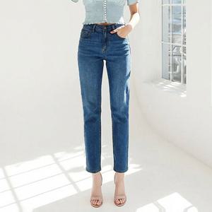 [P]맥스튜어트 여성 뉴블루진 배기핏 데님팬츠_6009DI