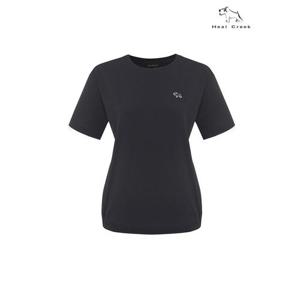 [힐크릭]여성골프웨어 여름골프티셔츠 H522 여성 변형핏 라운드 TS 1HCTSMU632BLACK_SC