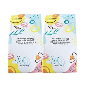 [칸타타]칸타타 에스프레소 오리지날 500g 2개 로스팅 커피 원두 콩 (12414381)