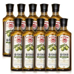[해표]해표 압착 올리브유 500ml x 10개 / 엑스트라버진 올리브오일