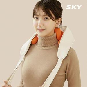 ★완전무선★ 스카이 8헤드 온열 목 어깨 마사지기 EM20