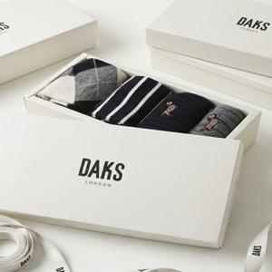닥스 액세서리 [남성중목4족] 면혼방 혼합패턴 중목 4족 세트 (DCSS6F302N2)