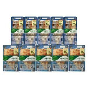 [CJ] 비비고 고등어구이 60g x5개 + 가자미구이 70g x5개 (냉장)