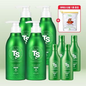 [공식] 골드플러스TS샴푸 500g*4개+100g*4개+디즈니타월 1개(랜덤)