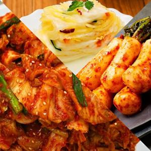 Fresh 자연락 전라도 모든재료 국내산 포기김치혼합세트 (맛김치2kg+총각2kg+백김치2kg)