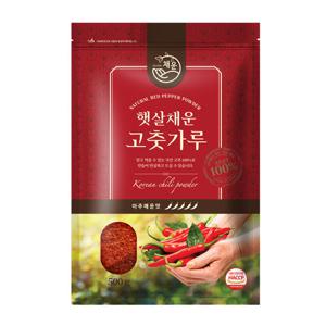 국내산 햇살채운 고춧가루(매운맛 500g x 1봉)