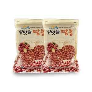 [향맛뜰] 여주 볶음땅콩 300g x 2봉 / 고소한 국내산 땅콩