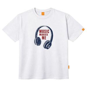 엘라모 뮤직미 반팔 티셔츠 남녀공용 빅사이즈 S~4XL