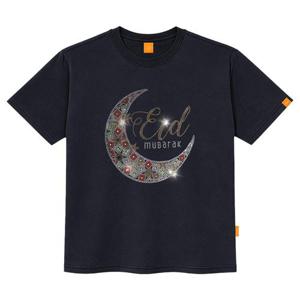 엘라모 큐빅반달 반팔 티셔츠 남녀공용 빅사이즈 S~4XL