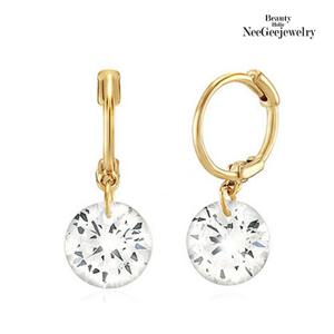 [NeeGee] 14K GOLD W아이스 이어링