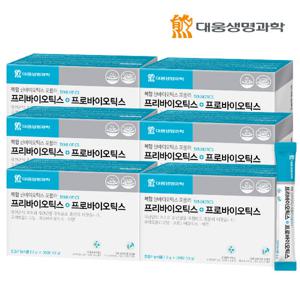 대웅생명과학 프리바이오틱스 프로바이오틱스 모유 유산균 신바이오틱스 6박스 (6개월분)