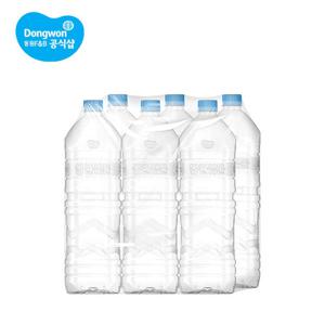 동원 샘물 생수 2L×18병[6병×3팩]