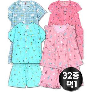 [알콩단잠]3-6세 국내생산 순면/레이온 유아잠옷 남아 여아 실내복 여름잠옷 아동 파자마 상하복/원피스 ..
