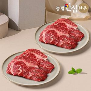 농협안심한우 1등급 한우 등심 250g+250g