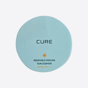 김정문알로에 큐어 아쿠아 마일드 쿨링 선쿠션 25g 2개