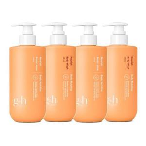 암웨이 gh 너리쉬 바디 케어 세트 로션 400ml 2개 + 워시 400ml 2개