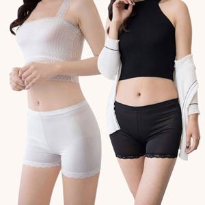 반바지 숏팬츠 여름 치마 비침 방지 레이스 속바지 교복 웨딩 여성