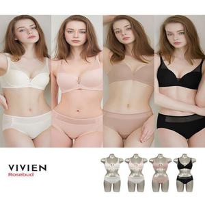 [비비안]비비안 로즈버드 노와이어 무제봉 브이핏 여성속옷 브라팬티세트 4+4 8종