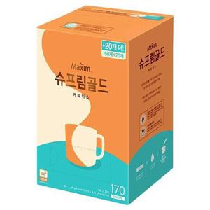[동서식품] 맥심 슈프림 골드 커피믹스 170T 커피차 일회용 스틱 믹스 커피