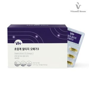 [비타민하우스] 초임계 알티지 오메가3 90캡슐 1박스(3개월분) (소비기한 2027-11-11)