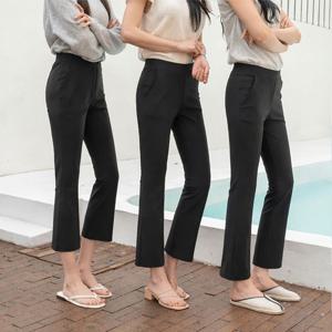 [빠른배송] 키큰키작 아이스 3기장 부츠컷팬츠(숏/미들/롱)