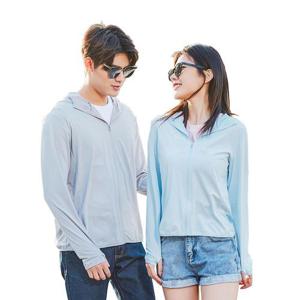 [젠웨어]썸머룩 자외선차단 후드집업 여름 쿨링점퍼(여성용/남성용)