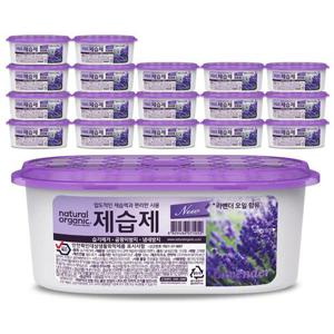 [네츄럴오가닉]네츄럴오가닉 라벤더 퍼퓸샤워 제습제 옷장디퓨저 특대용량 습기제거제 18개