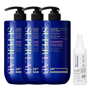 닥터방기원 슈퍼랩 탈모샴푸 1L 3개 + 랩 헤어토닉 150ml 1개