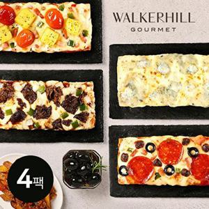 [워커힐]노엣지 피자 4종 총 4팩 (고르곤졸라1 +  불고기1 + 콤비네이션1 + 베이컨포테이토 1)