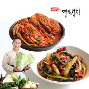 [식품명인 유정임] 포기김치 5kg + 열무얼갈이 3kg