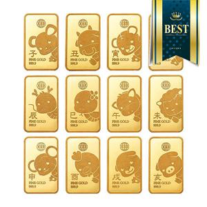 [한국금다이아몬드] 순금 십이지신 12지신 골드바 24K 3.75g 999.9 금시세