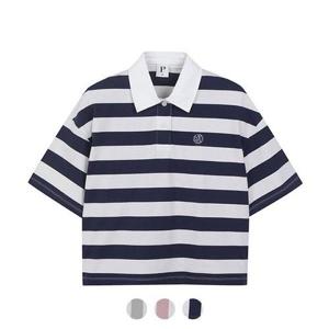 [폴햄][폴햄] 여성 20수 코튼 럭비 카라 반팔_PHE2TT2930