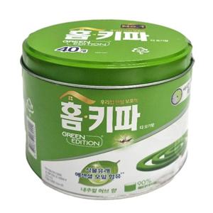 홈키파 모기향 통 40P 내추럴허브향/모기 파리 나방 벌레퇴치 살충제