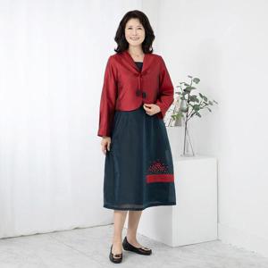엄마옷 생활한복 실크 자켓 614BNM371 중년여성/50대/60대/마담/빅사이즈/할머니옷