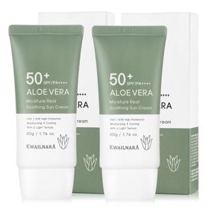 과일나라 알로에 모이스처 선크림 50ml 2개 SPF50+ PA++++