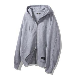 지프 남녀공용 심볼로고 오버핏 투웨이 후드 집업 JQ5TZU012MG