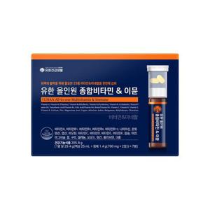 유한건강생활 유한 올인원 종합비타민&이뮨 7일분 4박스 총 4주분