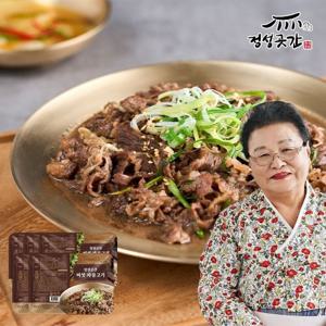 정성곳간 강순의 명인의 국내산 버섯파불고기 300g 5팩