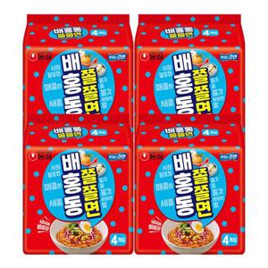 농심 배홍동 쫄쫄면 129g X 16봉